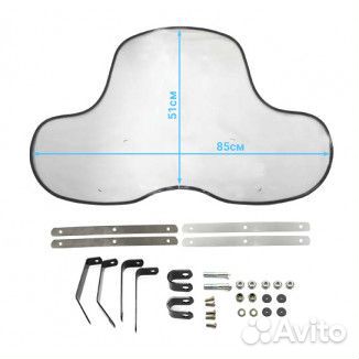 Ветровое стекло универсальное для квадроцикла