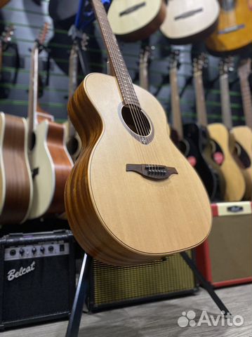 LAG T170A акустическая гитара массив (аудиториум)