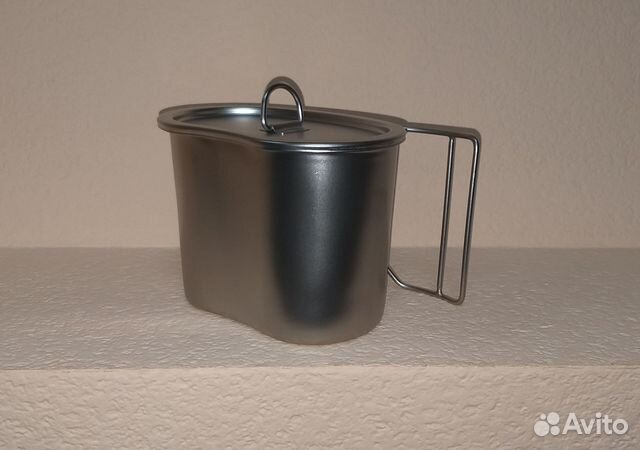 Кружка-котелок 750 мл с крышкой