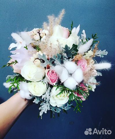 Букет цветов из сухоцветов