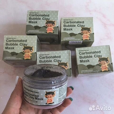 Очищающая Bubble маска пузырьковая