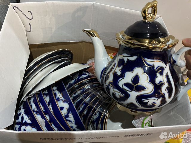 Узбекский чайный столовый сервиз