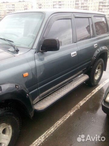 Силовые пороги на Тойота Лэнд Крузер 80