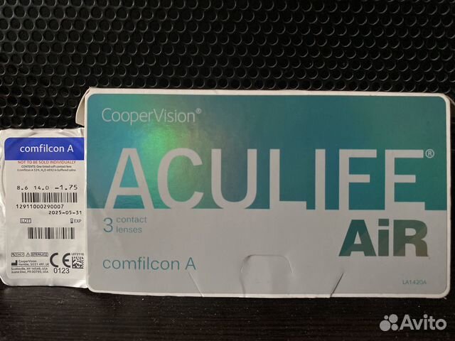 Линзы контактные aculife CooperVision -1,75 1 мес