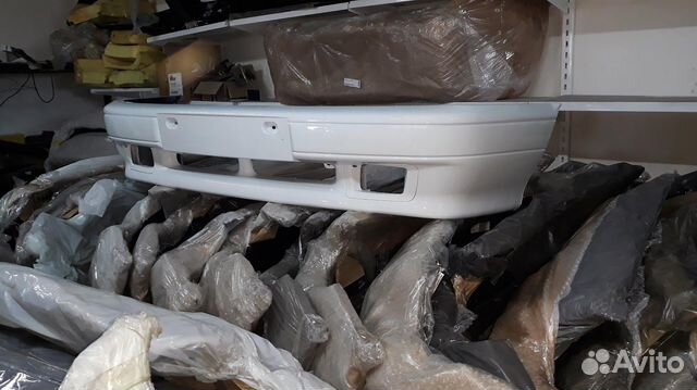 Бампер в цвет любой передний ваз 2113-14-15 с птф