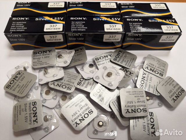 Батарейка Sony sr416sw 337