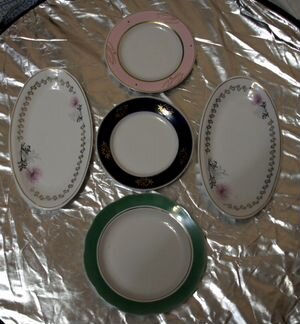 Ляганы. Косы. Блюда.Рига.Блюдца. Довбыш.СССР