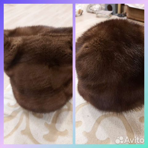 Шапка норковая женская бу