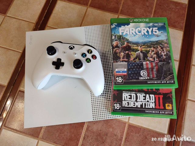 Xbox One s 1tb с играми