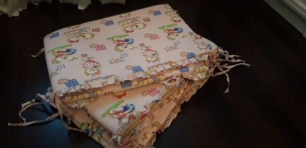 Одеяло детское и бортики для кроватки