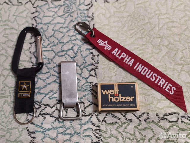 Держатель U.S.army, Клипса, Лента брелок Alpha ind