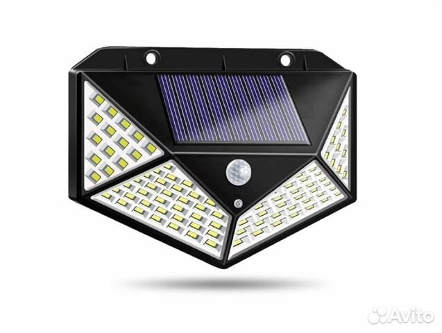 Уличный автономный светильник 100LED новый