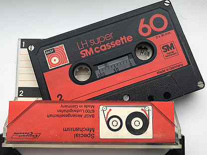 Аудиокассета basf 1978 год как новая