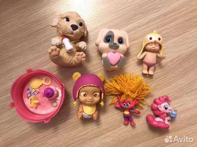 Игрушки пакетом для девочки