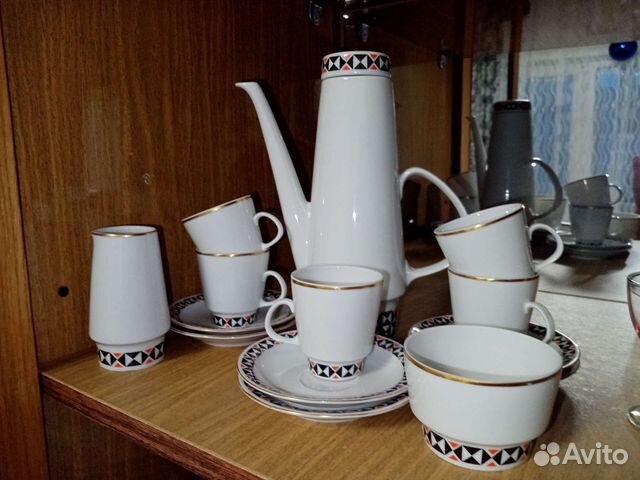 Кофейный сервиз фарфор гдр