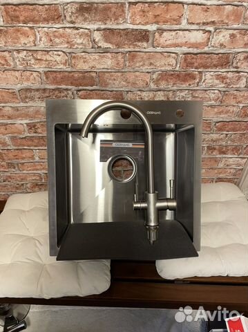 Комплект смеситель для кухни и мойка