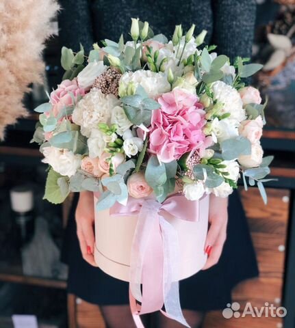 Цветы в коробке