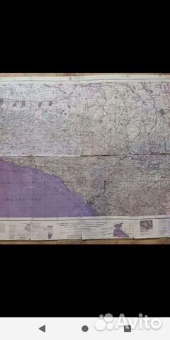 Топографическая карта ВОВ