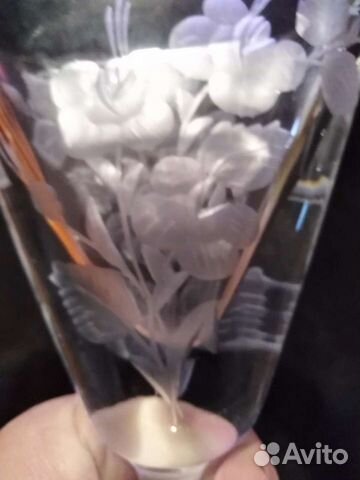 Хрустальная салфетница ручная работа