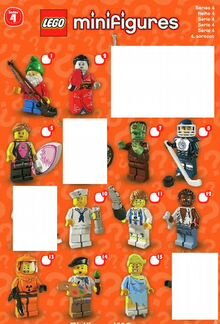 Lego minifigures (минифигурки, человечки) от