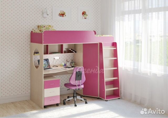 Детская кровать чердак