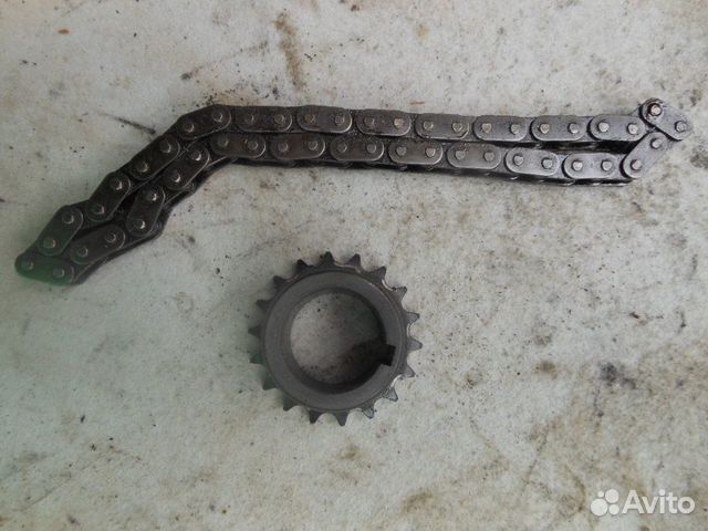 Звёздочка коленвала с цепью Peugeot 405 1987-1992
