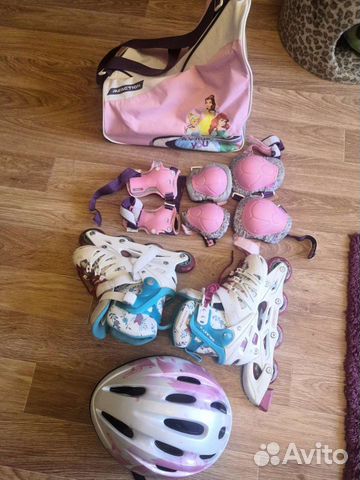Роликовые коньки для девочки Reaction размер 32-35