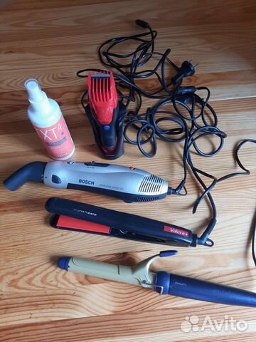 Плойка, триммер, фен, щипцы для волос