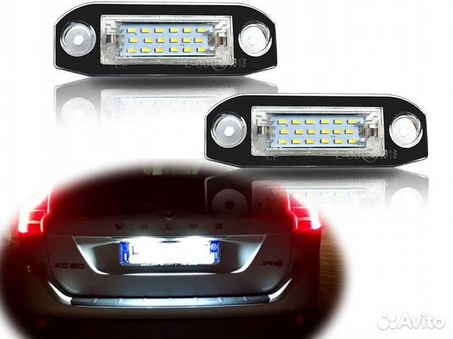 Подсветка номера Volvo S80 S40 S60 XC60 XC70 V70