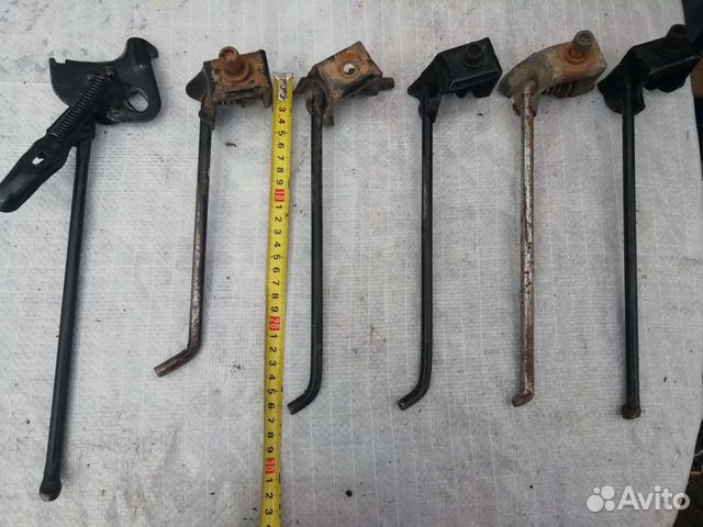 Подножка велосипедная 24,27,30 см,крепление на ось