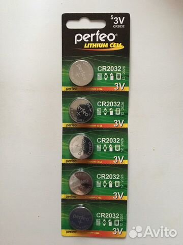 Батарейка Perfeo 2032, Varta 2016