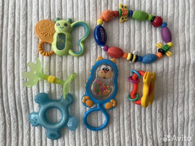 Прорезыватели pigeon, chicco, nuby