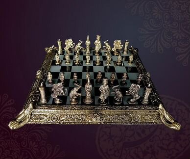 Шахматы из бронзы
