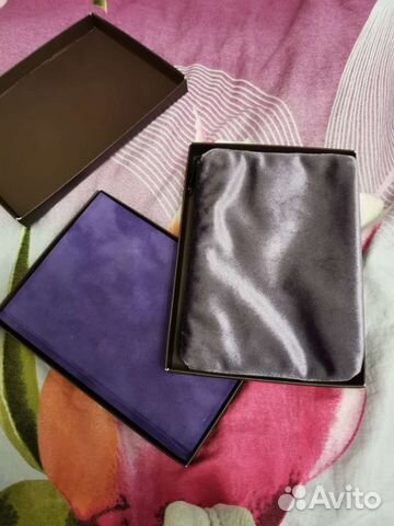 Косметичка и записная книжка фиолетовые