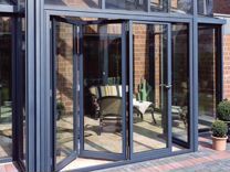 Дверь входная алюминиевая