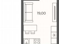 Квартира-студия, 24 м², 22/26 эт.