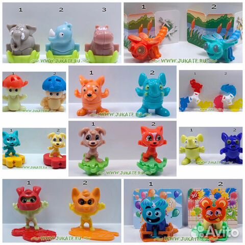 Серии из киндер сюрприза