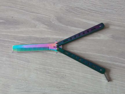 Нож бабочка (тренировочный, расческа)