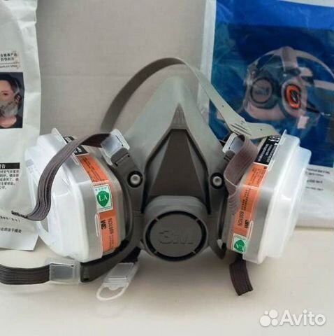 Маска 3M респиратор с фильтрами