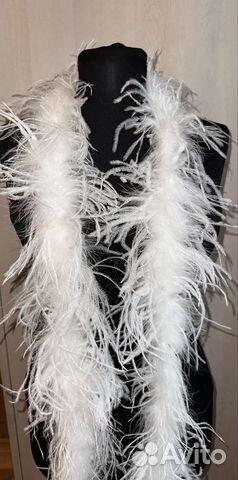 Боа из перьев страуса