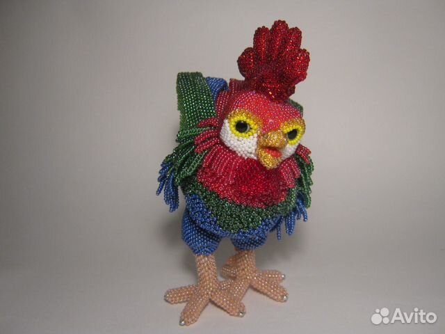 Петушок из бисера