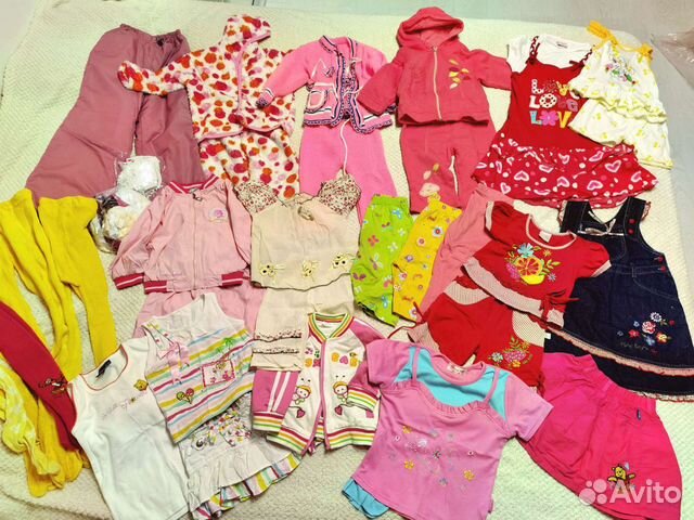 Пакет вещей на девочку 1-4 года
