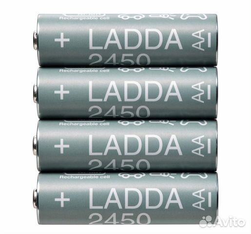 Аккумуляторные батарейки ladda ладда IKEA AA AAA