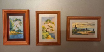 Миниатюры акварель