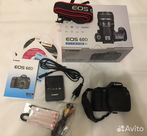 Canon EOS 60D Body + Объектив + Вспышка + Мелоч