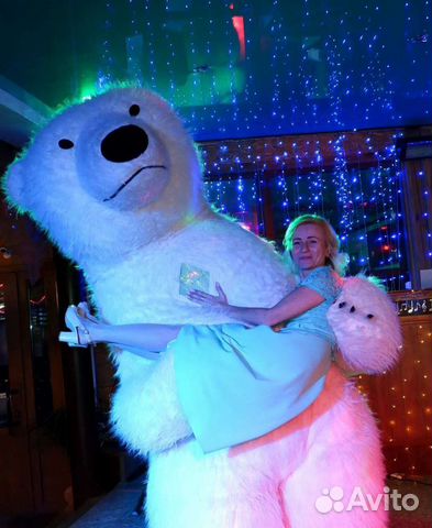 Белый мишка, поздравление Зеленоград