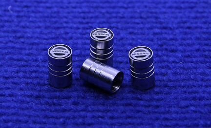 Комплект колпачков воздушного ниппеля Nissan хром