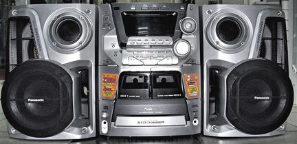 Panasonic SC AK52 Муз центр сделано в Сингапуре