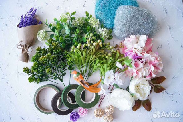 Материалы для творчества (цветы, флористика)