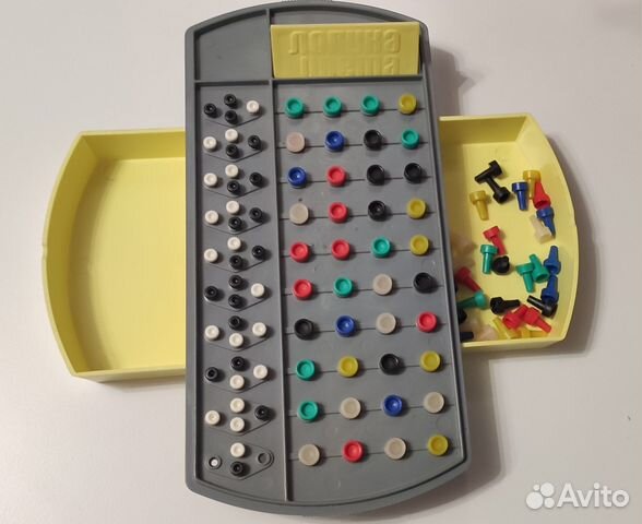 Детские настольные игры СССР Логика цвета. Винтаж
